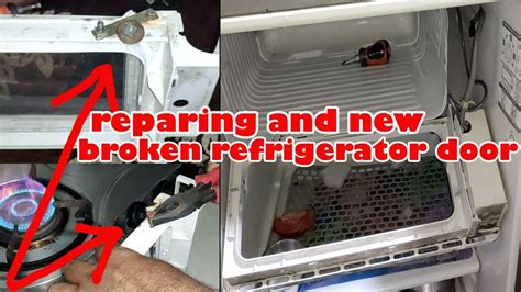 How to repair a broken refrigerator door shelf - YouTube