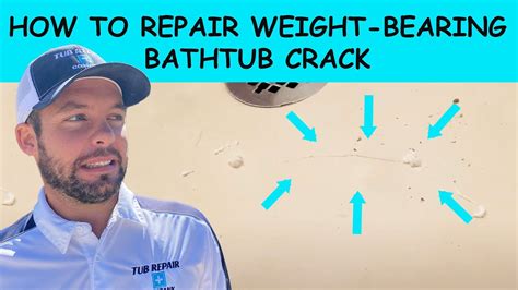 How to repair a fiberglass bathtub crack - YouTube