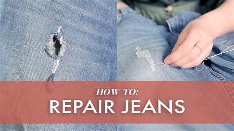 How to repair a tear in pants