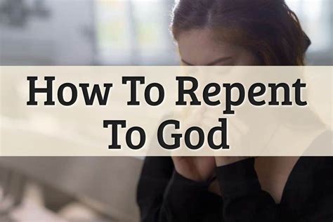 How to repent to god. Things To Know About How to repent to god. 
