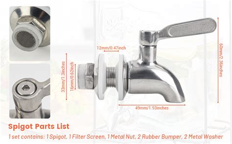 How to replace a water faucet.  $10. 72 Beverage Dispenser Replacement Spigot...