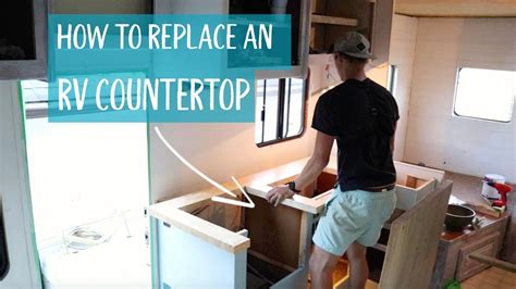 How to replace an RV countertop - YouTube