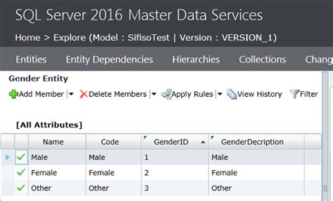 How to replace hardcoded lookups using SQL Server Master Data Services