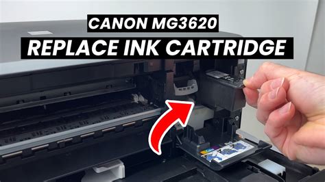 How to replace ink cartridge canon pixma mg3620. com Learn how to replace a FI...