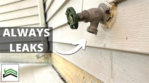 How to replace outdoor faucet.  This article will explain how to fix leaky outdoor...