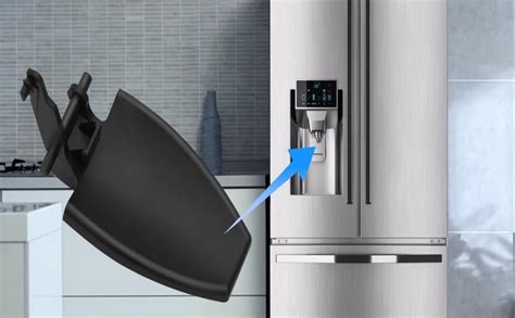 How to replace water dispenser lever on kenmore refrigerator.  Just got the...