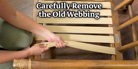 How to replace webbing on a chair.  Step-by-step instructions and qual...