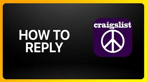 How to reply on craigslist. Kind of egotistical to think you are " giving permission" for people to respond to a Craigslist ad that you post. ... way to reply. Browsing on ... 