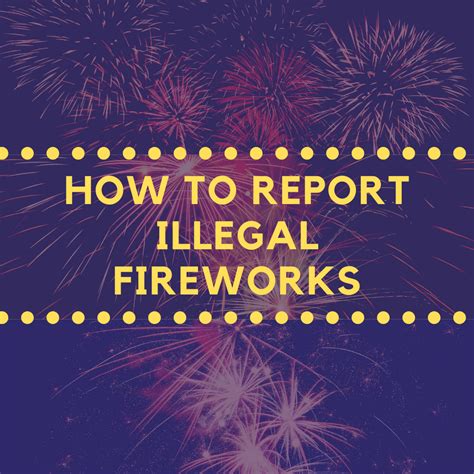 How to report illegal fireworks in Colorado