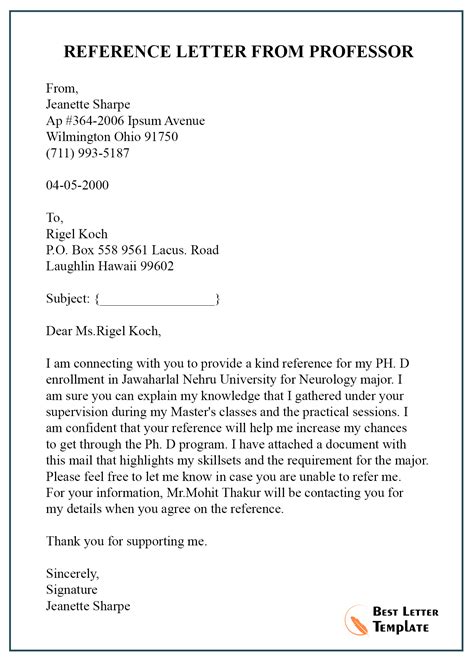 How to request a letter of recommendation from a professor. 1. Choose a recommender with whom you have a close relationship. It is always ideal to select recommenders based on the strength of their relationships with you. However, when you are asking for a favor like a one-week turnaround on a letter of recommendation, this part of the equation is even more important. When you are close to the deadline ... 