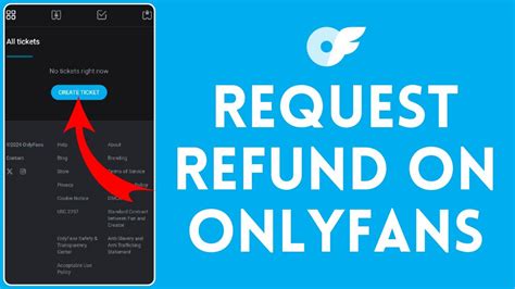 How to request a refund on onlyfans