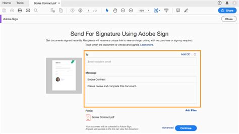 If the well formatted signatures option is enabled, the signature is rendered with a blue line and accompanying name/date text. When the option to dynamically adjust the line below the signature is enabled, the blue line is adjusted to a shorter value (based on the signature length) in the final document:. 