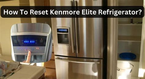 How to reset a kenmore elite refrigerator. Locate the control panel on your freezer. It may be on the front, inside, or on the back of the freezer. Find the freezer temperature buttons or dial. If you have buttons, press them to increase or decrease the temperature by one degree at a time. If you have a dial, turn it to the desired setting. 