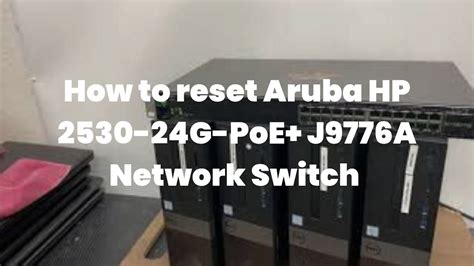 How to reset aruba switch password