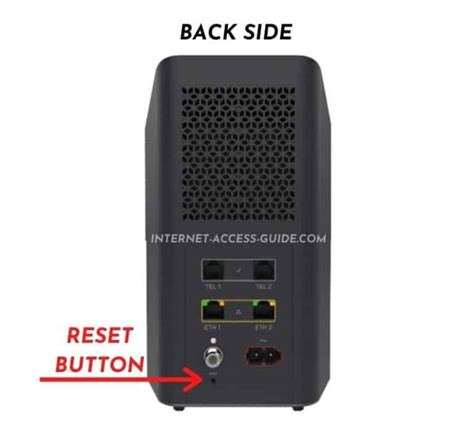 If black, hold down the reset button on the back under the coaxial