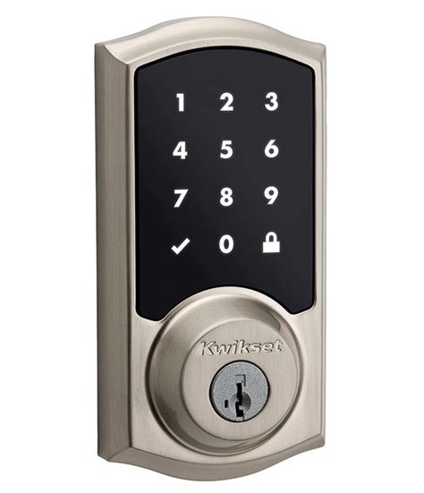 16 user codes plus master code feature for added security; 10 digit backlit keypad with dedicated lock button; BHMA grade 2 certified; SmartKey security re-key technology is compatible with Kwikset (KW1) keyway; Installs in minutes with just a screw driver no hard wiring needed; Fits standard doors (1-3/8 in. - 2 in.) no new screw holes required. 