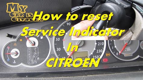 How to reset manual citroen c5 tyre. - Manuale di servizio del dispositivo di raffreddamento delle bottiglie.