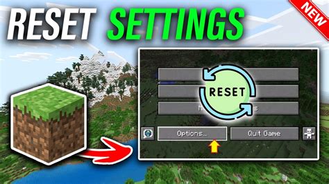 How to reset minecraft