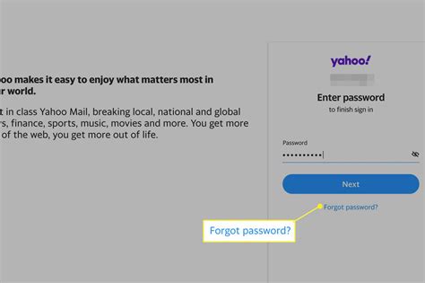 How to reset my password in yahoo