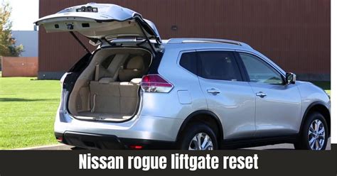 2016 Nissan Rogue. My rear liftgate stopped working. It will not open with the dash button, remote button or rear liftgate button. The switch on the dash is "on" position. The tail light come on but nothing happens. I removed the panel and manually opened the liftgate from the interior. I also tried a soft reset at the fuse panel.