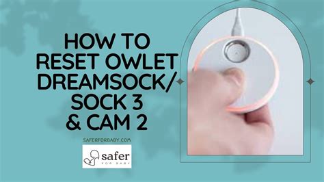 How to reset owlet sock 3 - Here's how:1. First, make sure the sock is charged. You can do this by plugging the charger into the sock and then into a power outlet. The green light on the …
