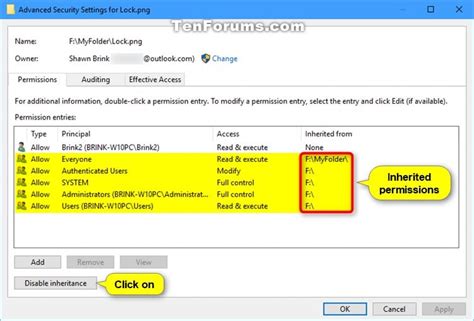 How to reset permissions in windows xp
