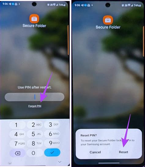 How to reset samsung secure folder password without losing data.  Ther...