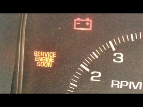 How to reset service engine soon light 2001 gmc sierra.  The service e...