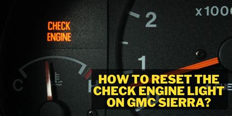 How to reset service engine soon light 2001 gmc sierra.  Then, press the gas...