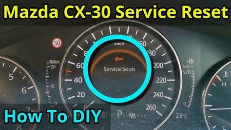 How to reset service engine soon light mazda cx 30.  Refer to the Inform...