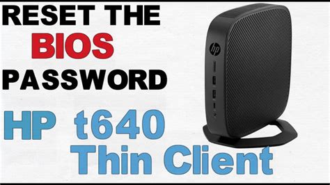 How to reset thin client password.  The thin client will prompt that it...