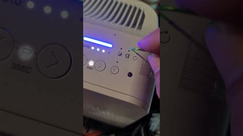 The procedure is the same as it is for the Winix C545. After you placed the new filter inside your air purifier, turn it on and you see reset filter indicator blinking. Right next to it located the reset button. Use a paper clip or similar thing to put inside and hold for 5 second to reset the filter light.. 