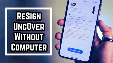 How to resign unc0ver. .  ...