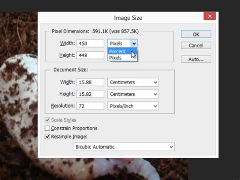 How to resize document in photoshop