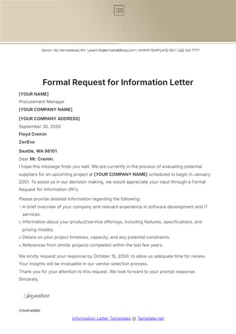How to respond to an email requesting information.  For more information For e...