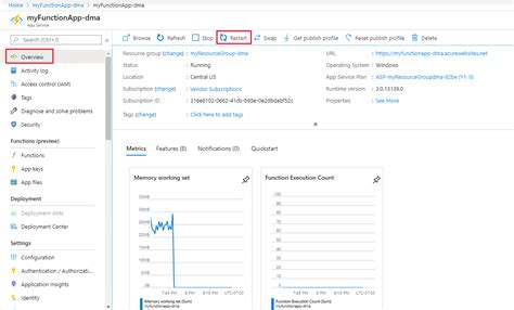 How to restart azure function. &rdquo; 5 days ago · Python tools extend your Azure SRE Agent beyo...