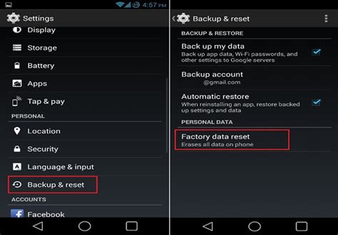 How to restore android to factory settings. Feb 28, 2024 · How to factory reset Windows 11 preserving files. Open Settings. Click on System. Click the Recovery page on the right side. Click the Reset PC button for the "Reset this PC" feature under the ... 