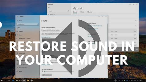How to restore sound in laptop
