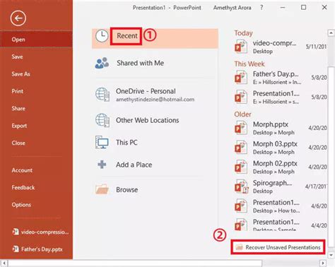 How to retrieve deleted slides in powerpoint