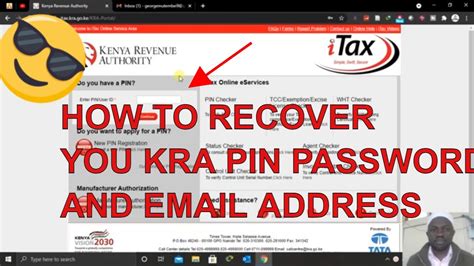 How to retrieve kra password - YouTube