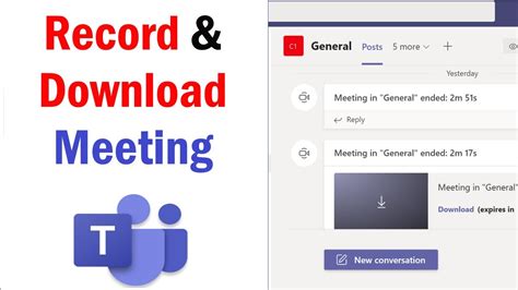 Any teams meeting or call can be recorded for future viewing. The recording captures audio, video, and screen sharing activity, and you can share it securely across your organization. A recording will expire and be automatically deleted after a set period of time. The length of time it’s available is set by your admin, but you can change the .... 