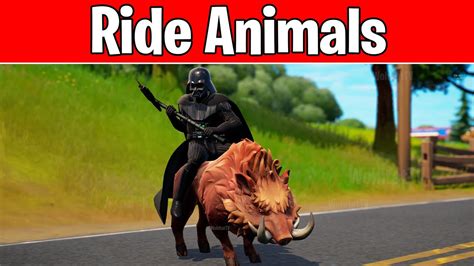 How to ride animals in Fortnite 