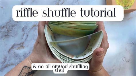 How to rifle shuffle