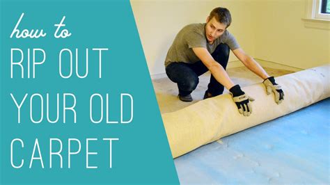 How to rip out carpet. Start at one corner of your room and try to pull up the carpet. If it won’t come up then cut a small 6 inch by 6 inch square in the corner with your utility knife. Remove this small piece of carpet and then pull up on … 