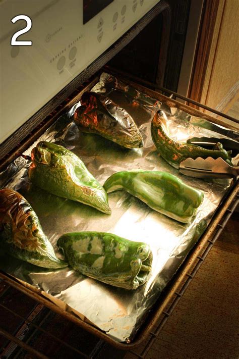 How to roast poblanos in oven