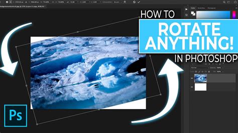 How to rotate a background in photoshop