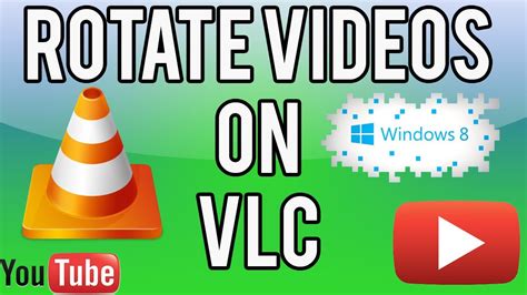 How to rotate in vlc player
