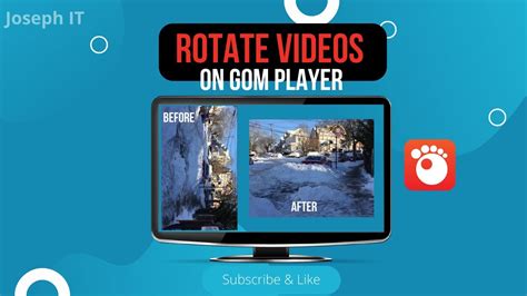 How to rotate video in gom player