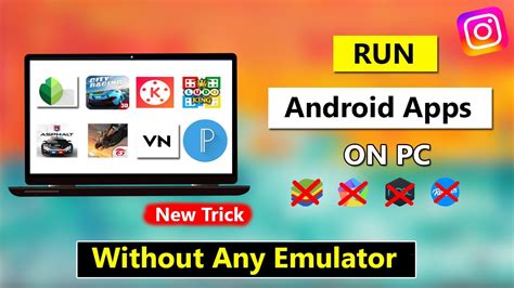 How to run android app on pc.  Enjoy better performance and a larger scree...