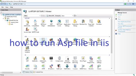 How to run asp file - YouTube